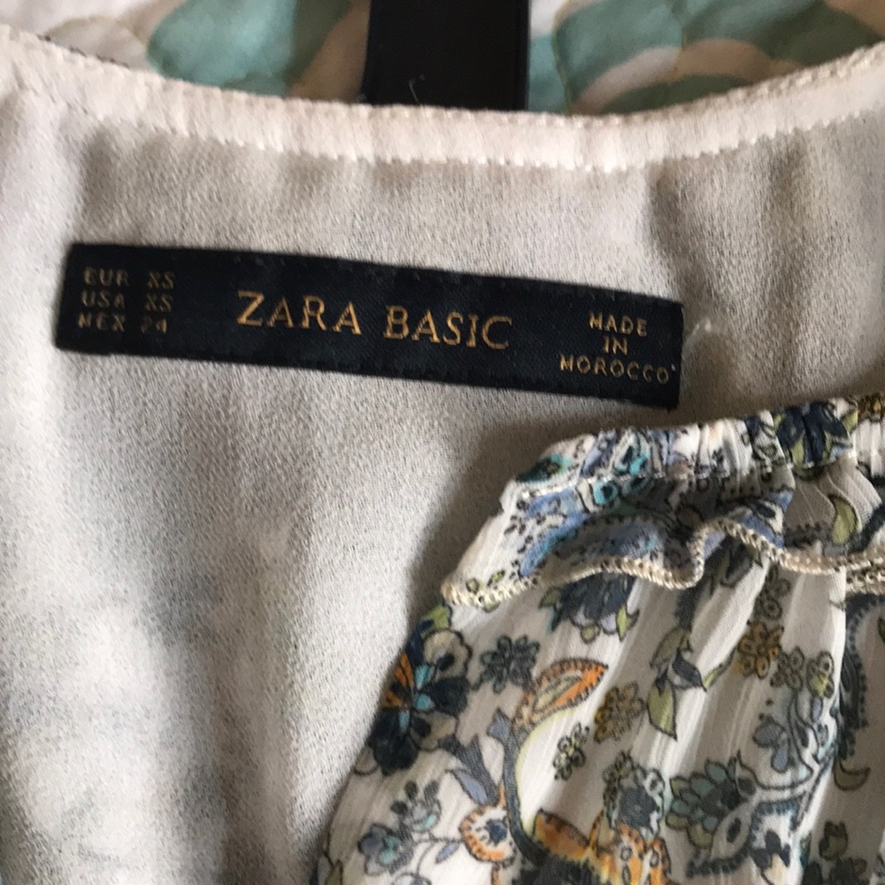Zara | Ruffle Sheer Top Earthy - Picture 7 of 7